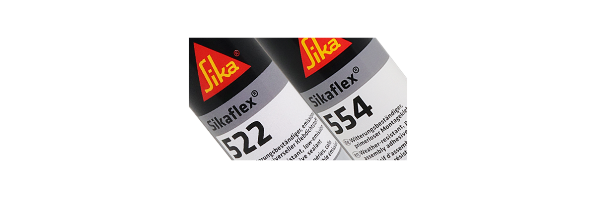 Sikaflex 522 und 554 - einfach verkleben und abdichten - Sikaflex 522 und 554 - einfach verkleben und abdichten | Jetzt Ratgeber bei Klebeshop24 lesen!