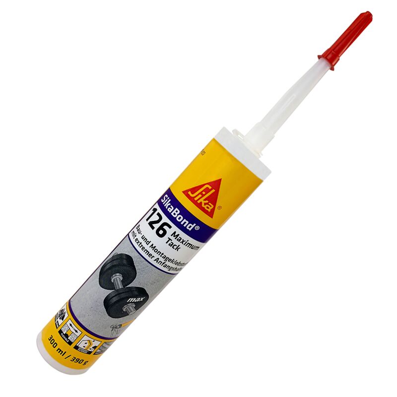 12x Sikabond-126 Maximum Tack 300ml Bau- Und