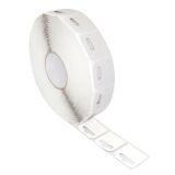 Eurolochaufhänger aus Karton, plastikfrei, verstärkt, 50 mm x 50 mm, 1000 Stück auf Rolle