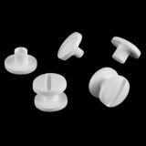 Buchschrauben Kunststoff weiß 5 mm 20 Stück