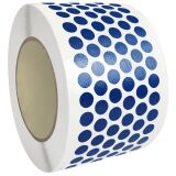 Klebepunkte aus Gewebe blau