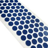 Klebepunkte aus Gewebeband extra klein, Ø 10 mm, blau, 10000 Stück auf Rolle