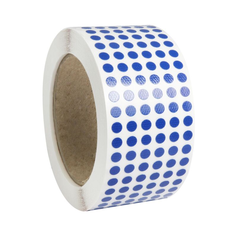 Markierungspunkte 80mm Durchmesser - 500 Stück Klebepunkte Auf Rolle Leuchtrot