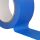 Malerkrepp Kreppband blau, UV-beständig, 50 m auf Rolle, verschiedene Breiten