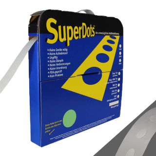 Superdots 1000 Stück Ø ca. 10 mm im Spender verschiedene Klebestärken