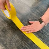 Bodenmarkierungsband 50 mm x 33 m selbstklebend gelb