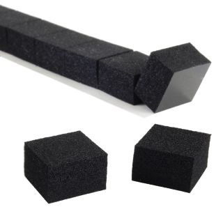4 Gummifüße schwarz  Höhe ca 5 mm x Breite ca 10 mm  selbstklebend 8003 
