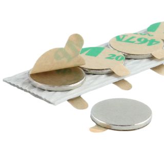 selbstklebende Magnete Neodym Magnet Scheibe Basteln 10er-Pack 