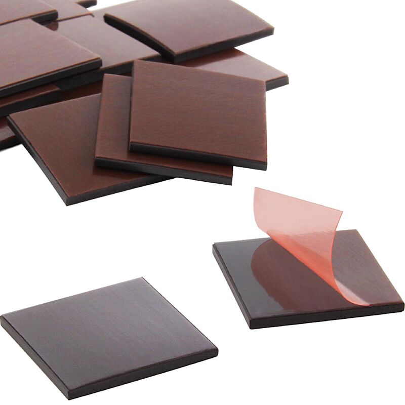 Magnetplättchen Selbstklebend, Piastre Magnetiche Autoadesive, Confezione Da 500 Magneti Da 10 Mm, Potenti Magneti Adesivi Quadrati E Rotondi Per Lavagne Magnetiche, Magneti Da Frigorifero - 3