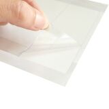 Selbstklebetaschen für Einsteckschilder und Beschriftungen 128 x 40 mm