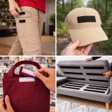 Klettband zum Nähen 8 m auf Rolle schwarz oder...