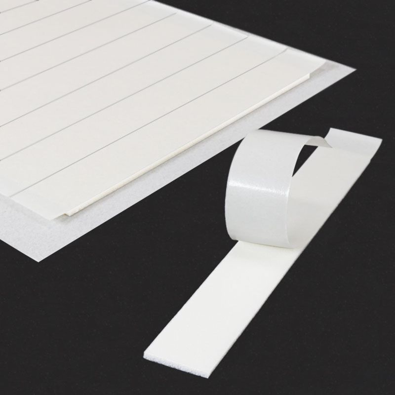 Weiße Klebestreifen doppelseitig Pads Pre Cut Schaumstoff 12mm x 19mm D.I.Y U.K verkaufen 