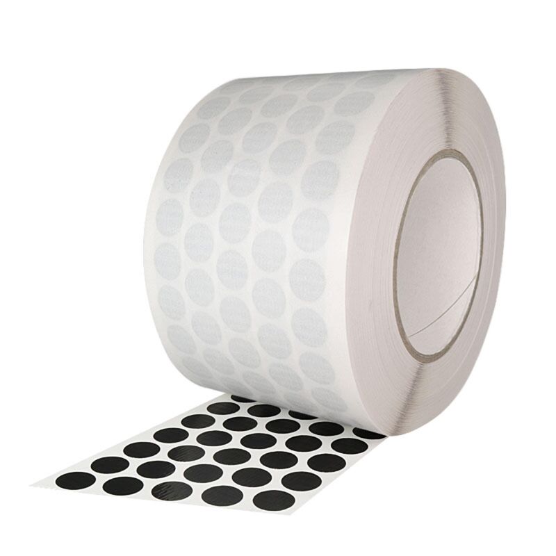 120 Klebepunkte 30 Mm Schwarz – Selbstklebende Markierungspunkte Aus PVC- Folie, Wetterfest & UV-beständig – Für Innen & Außen Durchgefärbte PVC Punkte