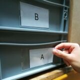 Beschriftungsfenster selbstklebend transparent schmale Seite offen 46 x 75 mm 24 Stück