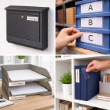 Beschriftungsfenster selbstklebend transparent schmale Seite offen 62 x 150 mm 24 Stück