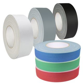 Premium Gewebeband matt, verschiedene Farben und Breiten