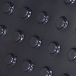 100x Schwarze selbstklebende Gummifüße Halbkreis Stoßfänger Türpuffer New AB 